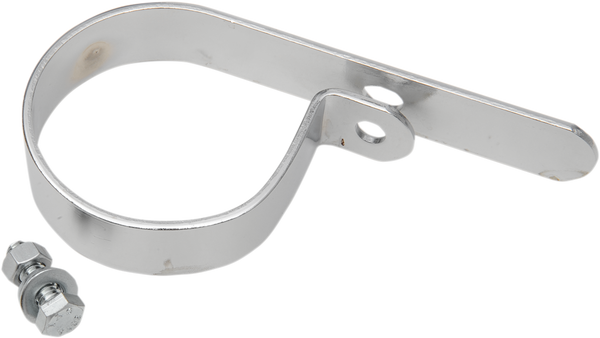 Extended Muffler P-clamp Chrome, 1, nordicamoto.ro