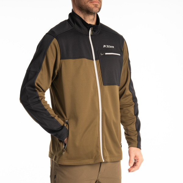 Geaca Snowmobil Klim Glacier Mid Layer Cabernet - Black, 30, nordicamoto.ro