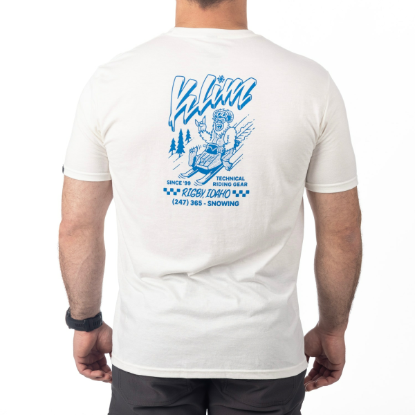Tricou Klim Powabunga Tri-blend Black - Ice Blue, 7, nordicamoto.ro