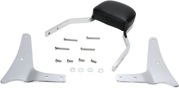 Square Sissy Bar Kit Chrome, 1, nordicamoto.ro