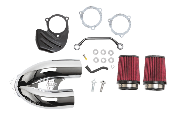Tuned Induction Air Cleaner Silver, 1, nordicamoto.ro