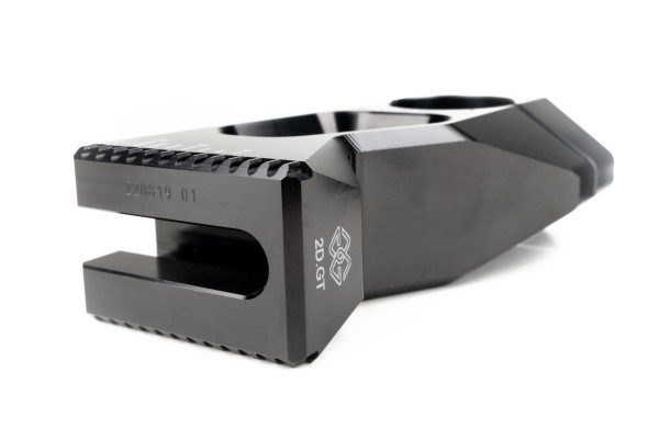 2d.gt Handlebar Risers Black, 1, nordicamoto.ro