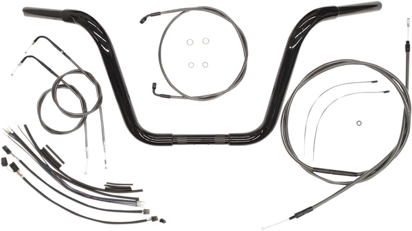1-1/4(r) Caliber Handlebar Installation Kit Black, 2, nordicamoto.ro