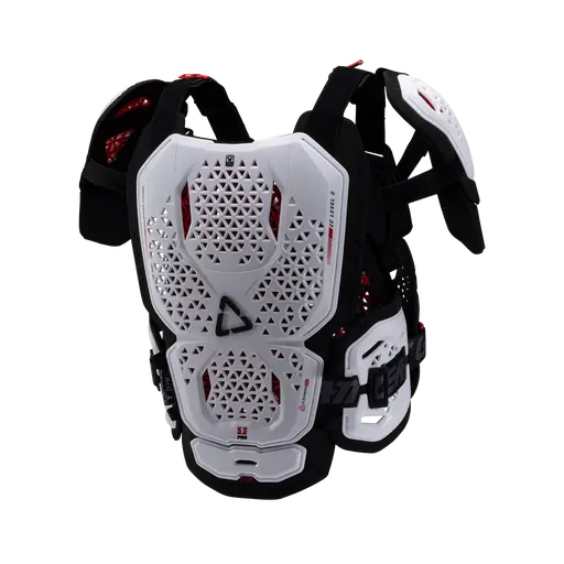 Leatt 5.5 PRO EVO mellkasvédő, fehér, S–M, 2, nordicamoto.ro