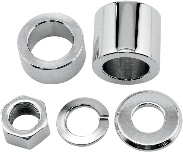 Axle Spacer/nut Kit Silver, 1, nordicamoto.ro
