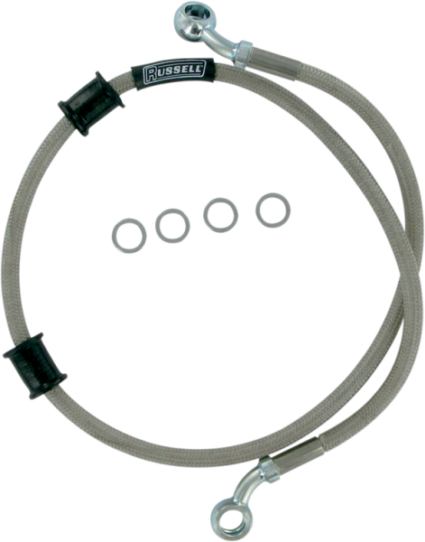 Front And Rear Brake Lines Silver, 1, nordicamoto.ro