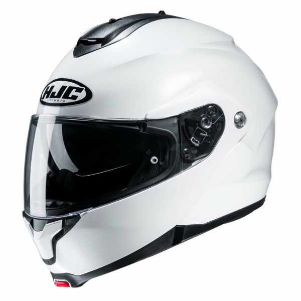 Casca HJC C91 Solid Fluo Alb S, 2, nordicamoto.ro