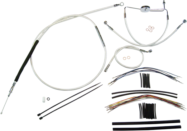 Sterling Chromite Ii® Designer Handlebar Installation Kit Silver, 3, nordicamoto.ro