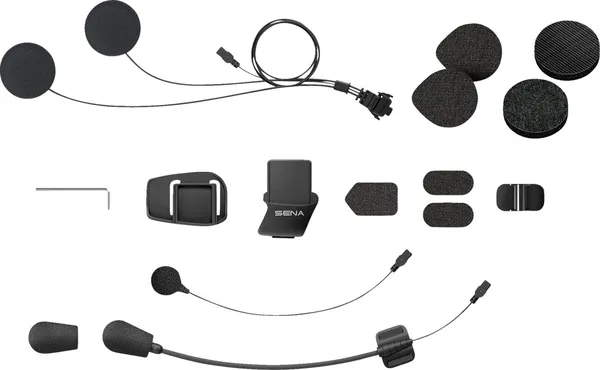 Kit Montare/Prindere Cască pentru Intercom SENA Black, 1, nordicamoto.ro