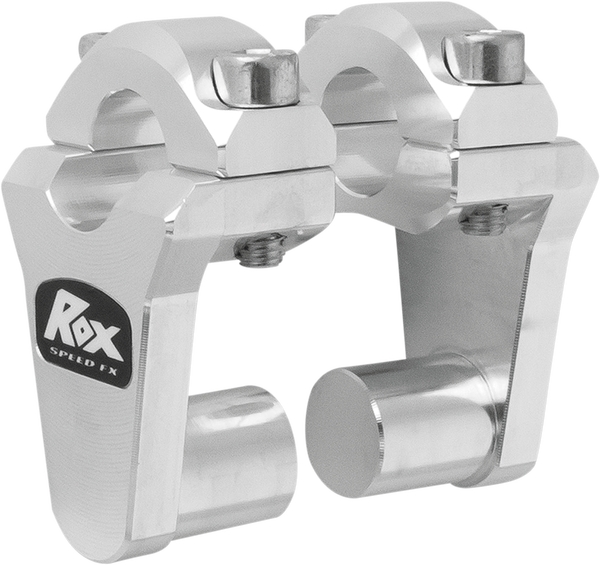 Pivoting Handlebar Riser For 7/8(r) Bar Clamps Silver, 1, nordicamoto.ro