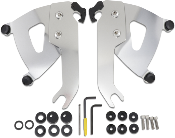 Road Warrior Trigger-lock Mount Kit Polished, 1, nordicamoto.ro
