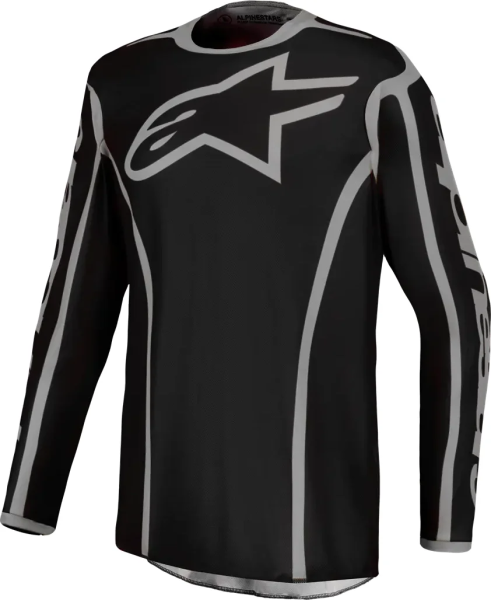 Alpinestars Fluid Apex V2 póló, fekete/ezüst, M, 1, nordicamoto.ro