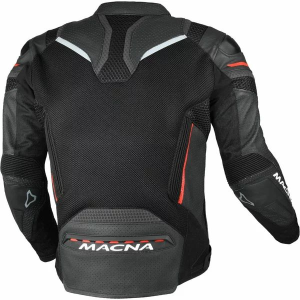 Geaca de vara piele/textil MACNA GALVIC Negru 50, 2, nordicamoto.ro