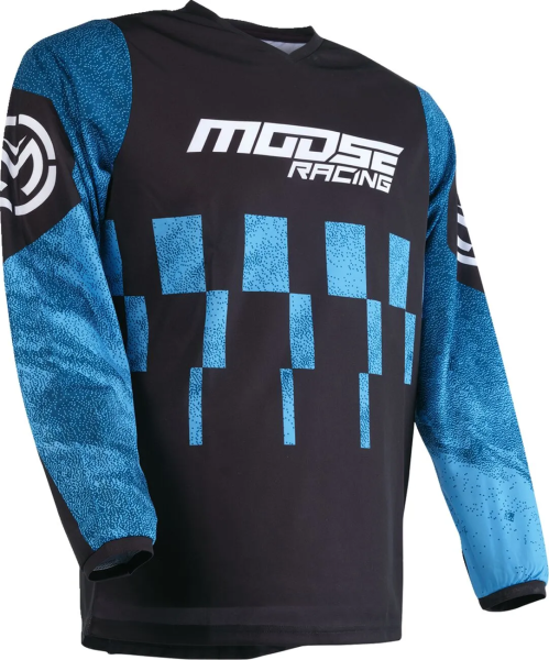 Tricou Moose Racing Qualifier Black/Blue 2XL, 1, nordicamoto.ro