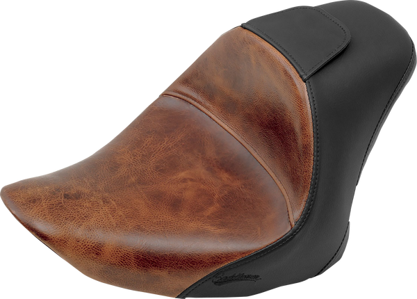 Renegade Lariat Leather Solo Seat Brown, 1, nordicamoto.ro