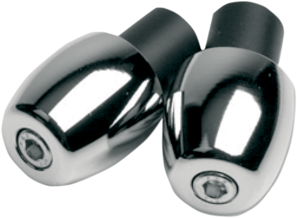 Handlebar Ends For 22 Mm (7/8(r)) Steel Handlebars Chrome, 1, nordicamoto.ro