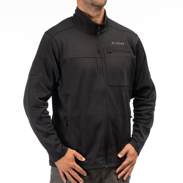 Geaca Snowmobil Klim Glacier Mid Layer Cabernet - Black, 40, nordicamoto.ro