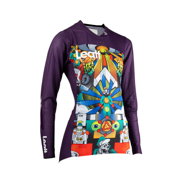 Tricou Dama MTB Leatt Gravity 4.0 Area 51 Purple M, 1, nordicamoto.ro