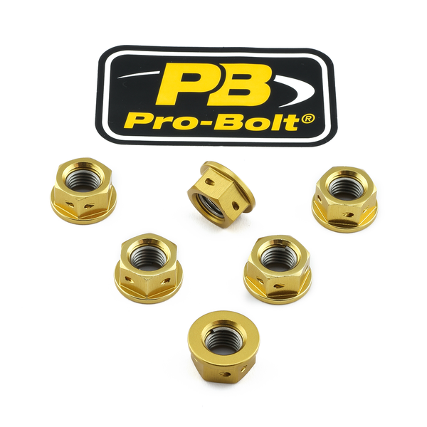 Sprocket Nuts Gold, 1, nordicamoto.ro