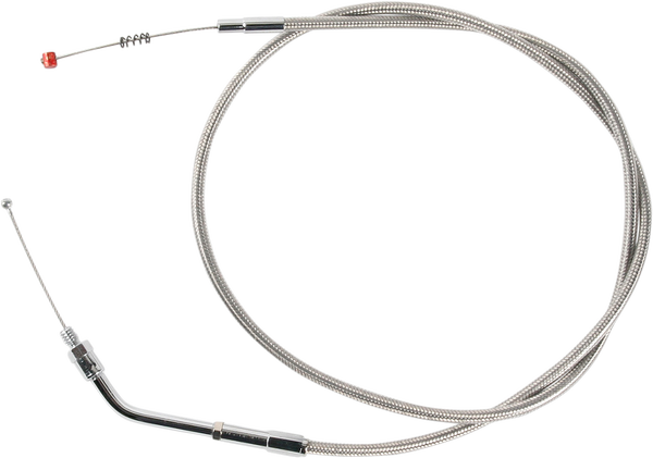 Stainless Steel Throttle/idle Cable Silver +152 mm (6''), 1, nordicamoto.ro