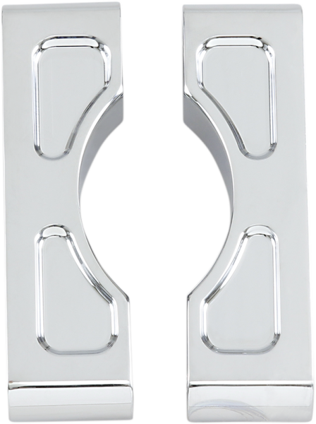 Tire Hugger Front Fender Mounting Block Chrome, 1, nordicamoto.ro