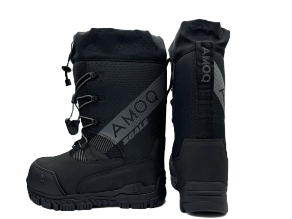 AMOQ Scale Speed Lace csizma, fekete/szürke, 42-es méret, 10, nordicamoto.ro
