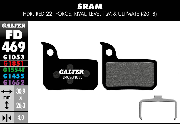 G1053 Standard Brake Pads, 1, nordicamoto.ro
