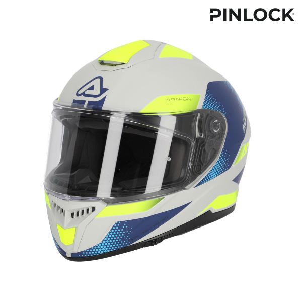 Acerbis Krapon 22-06 teljes arcú sisak, szürke/kék, XS, 1, nordicamoto.ro