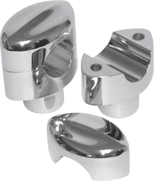 Handlebar Risers For 1(r) Handlebars Silver, 1, nordicamoto.ro