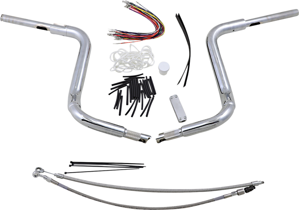 1-1/2(r) Ez Install Rounded Top Handlebar Kit Silver, 3, nordicamoto.ro