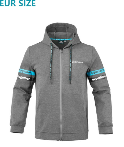 CFMOTO S HEMP pulóver, szürke/kék, 2, nordicamoto.ro
