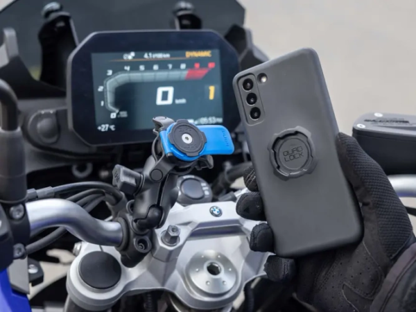 Quad Lock gömbcsuklós motorkerékpár-telefon tartó – V2, 5, nordicamoto.ro