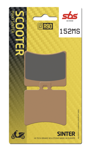 Ms Scooter Maxi Sintered Brake Pads, 2, nordicamoto.ro