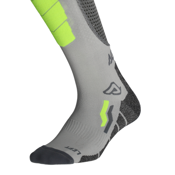 Acerbis X-LEG VENTED PRO hosszú zokni, szürke/piros, L/XL, 9, nordicamoto.ro