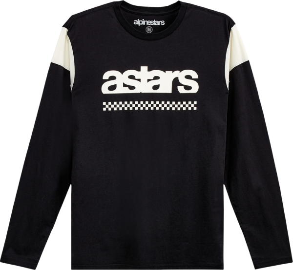 Tee Ls Old School Blk S Black, 1, nordicamoto.ro