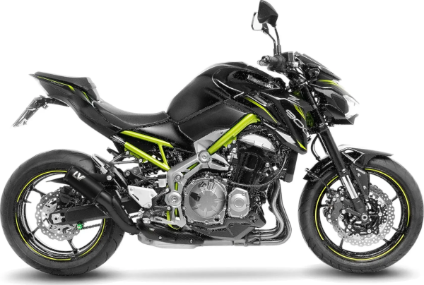 LeoVince LV Corsa S teljesen fekete, csúsztatható kipufogórendszer a Kawasaki Z900 / Z900 A2 modellhez, 2, nordicamoto.ro