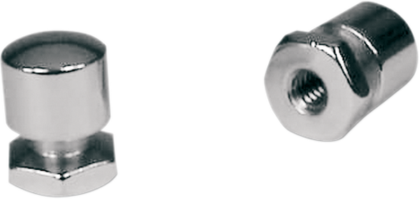 Chrome Seat Bolts And Mounting Nuts Chrome, 1, nordicamoto.ro