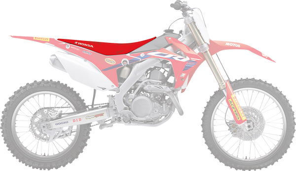 Replica Team Seat Cover Red, 2, nordicamoto.ro