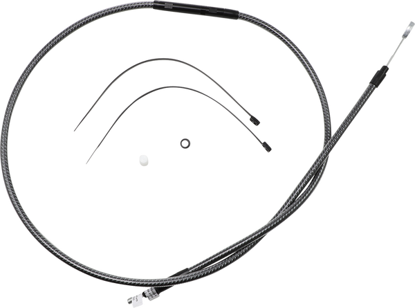 High-efficiency Polished Karbonfibr Clutch Cable Silver, 1, nordicamoto.ro