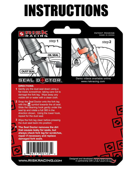 Fork Seal Doctor – Risk Racing villatömítés-tisztító, 7, nordicamoto.ro