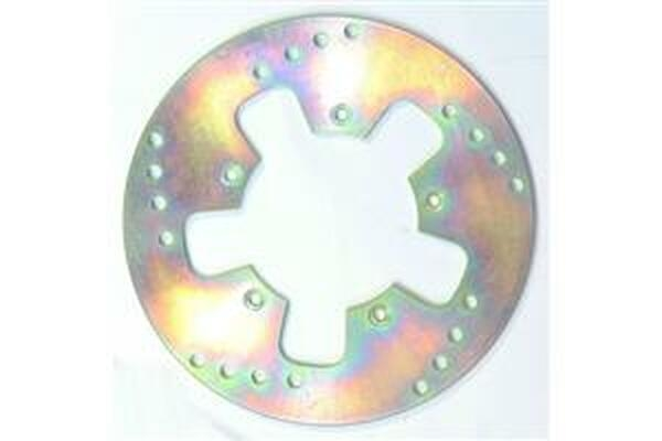 Round D-series Scooter Brake Rotor Gold, Stainless Steel, Zinc, 1, nordicamoto.ro