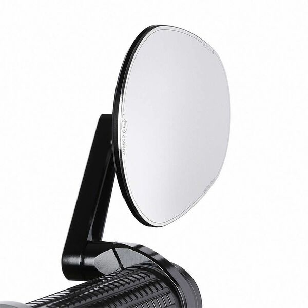 Handlebar End Mirror Black, 1, nordicamoto.ro