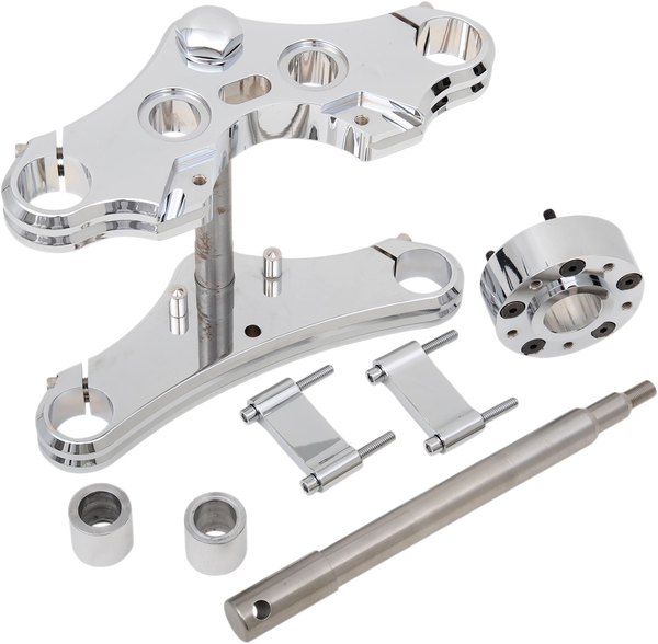 39 Mm Wide Glide Triple Tree Conversion Kit Chrome, 1, nordicamoto.ro