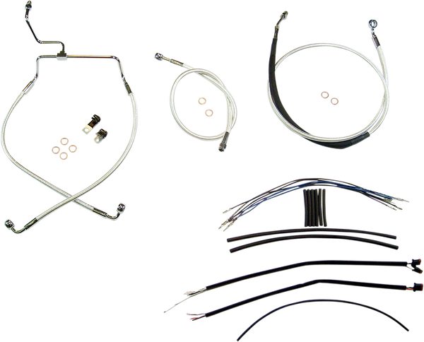 Sterling Chromite Ii® Designer Handlebar Installation Kit Silver, 2, nordicamoto.ro