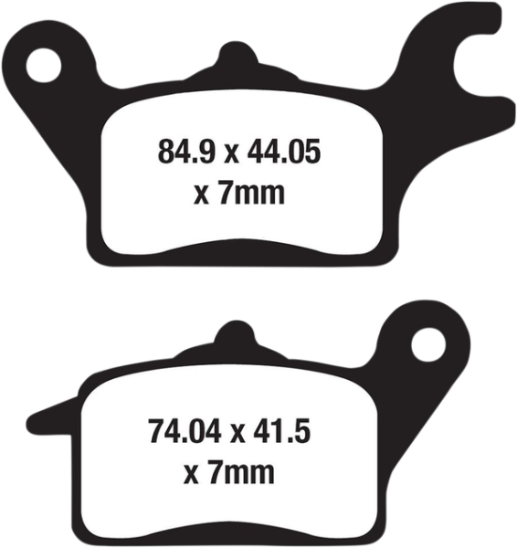 Organic Base (r)fa(r) Brake Pads, 2, nordicamoto.ro