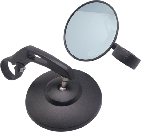 Handlebar End Mirror Black, 1, nordicamoto.ro