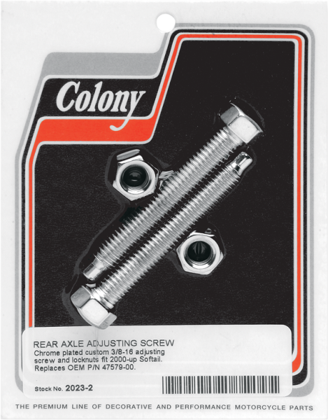 Rear Axle Adjuster Bolt Silver, 1, nordicamoto.ro