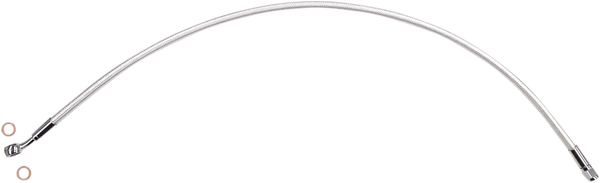 Braided Front Brake Line Chrome, Sterling Chromite® Ii Oversize [+203 mm (8'')], 2, nordicamoto.ro