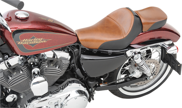 Renegade Leather Lariat Solo Seat Brown, 1, nordicamoto.ro