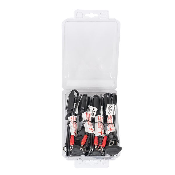 5/16(r) Eyelet Sae Battery Connection Leads Black, 4, nordicamoto.ro